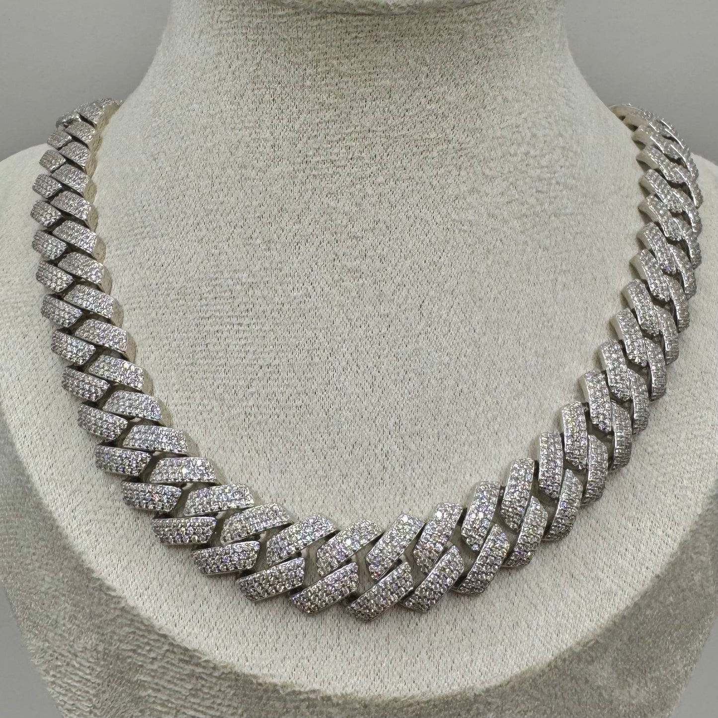 Moissanite Sterling Silver Necklace