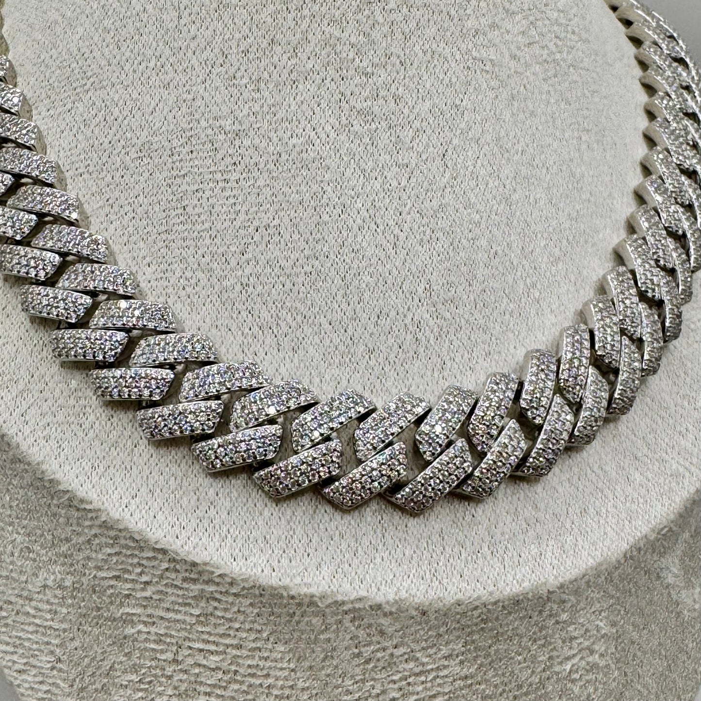 Moissanite Sterling Silver Necklace