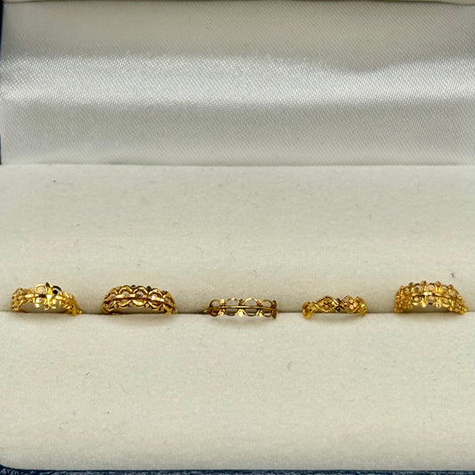 22k Designed Nose Rings