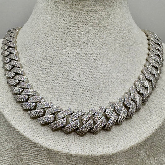 Moissanite Sterling Silver Necklace