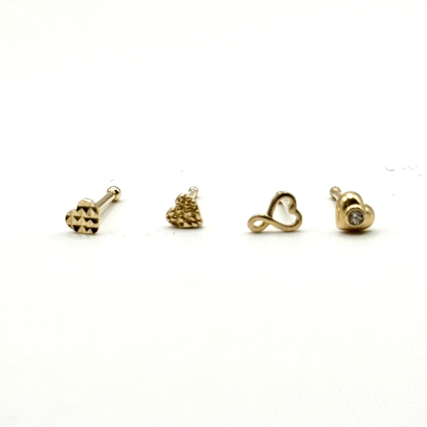 14k Gold Nose pins