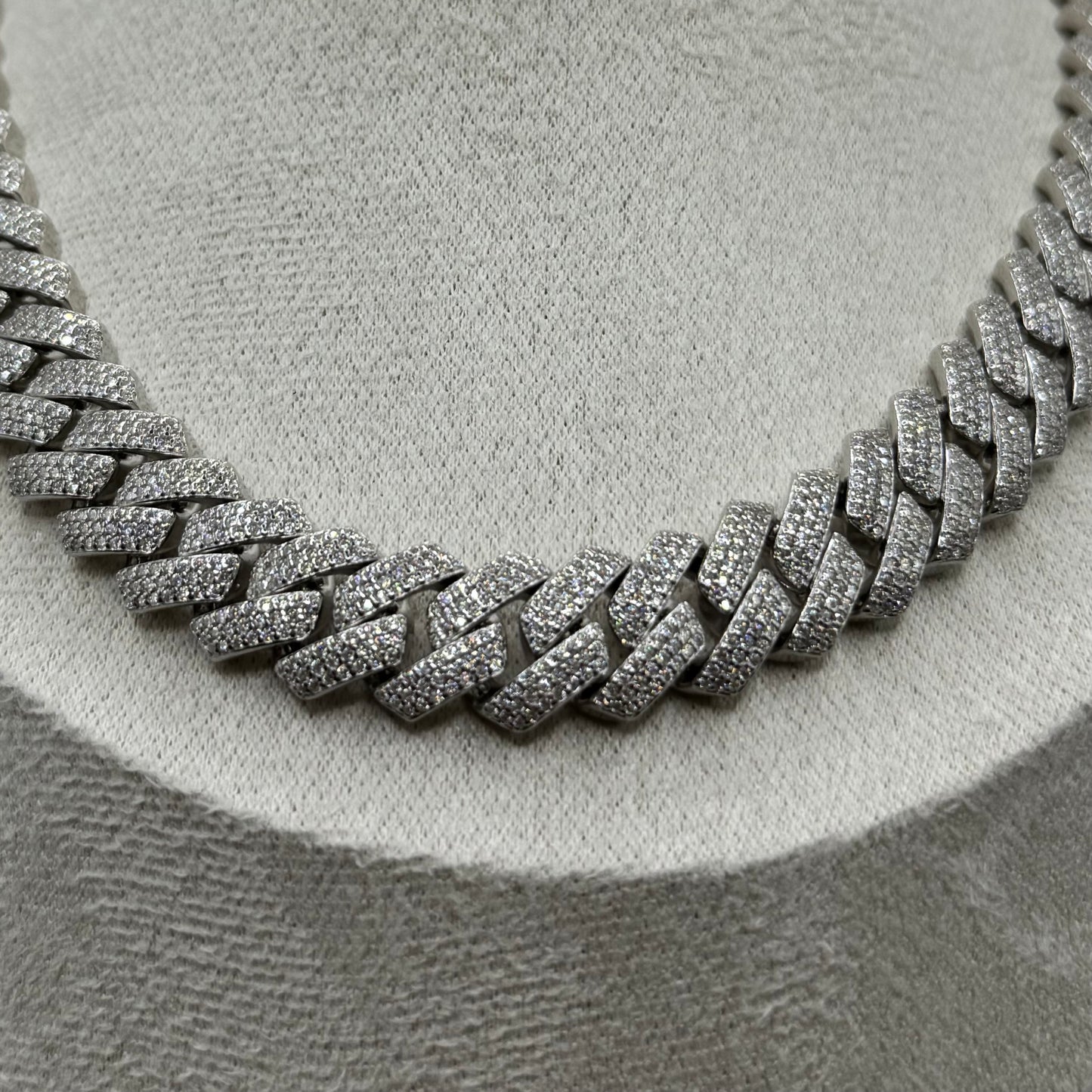 Moissanite Sterling Silver Necklace