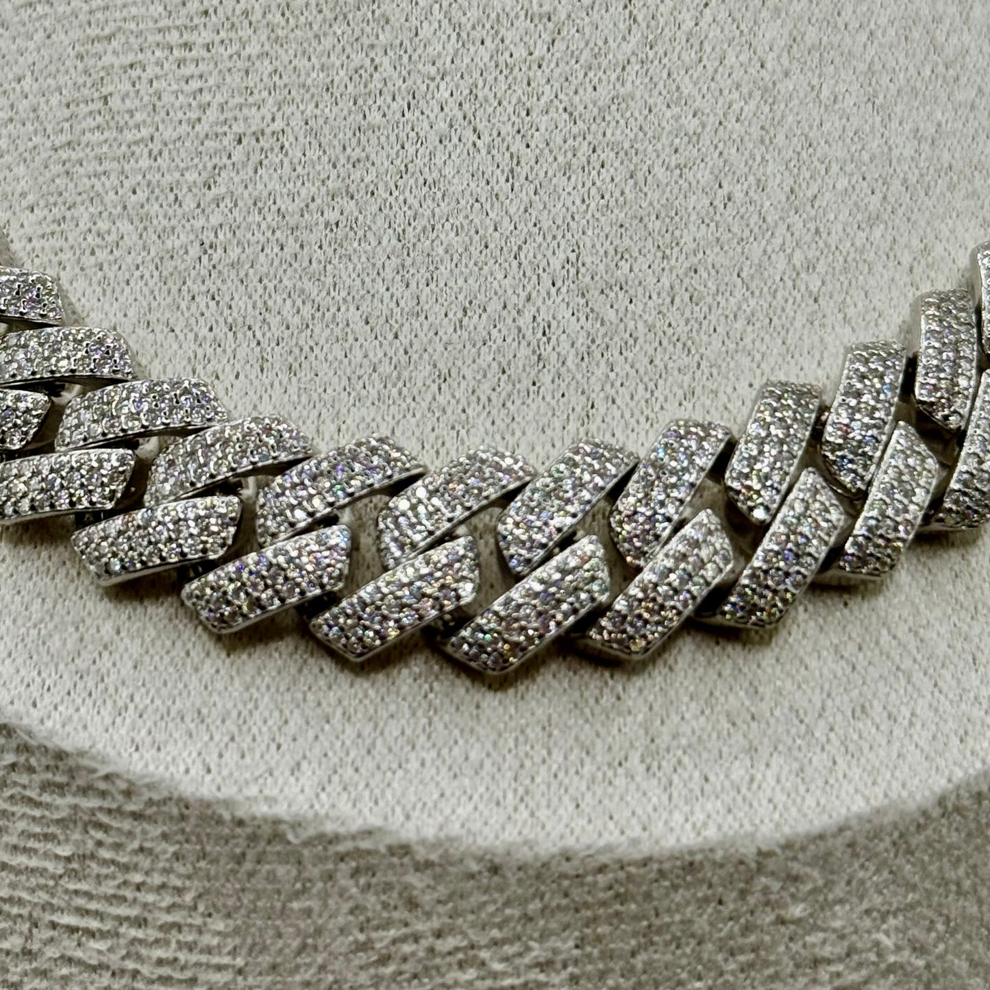 Moissanite Sterling Silver Necklace