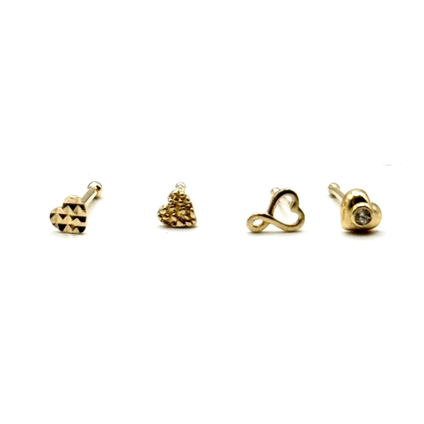 14k Gold Nose pins